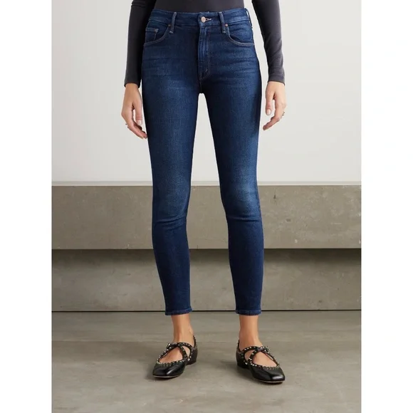 MOTHER The Looker Body Electric Low-Mid Rise Quality Stretchy Denim Skinny Jeans - Picture 15 of 16